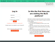 Tablet Screenshot of myblcclanguagecourse.com
